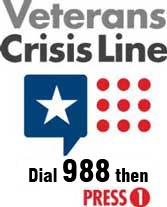 Veterans Crisis Line 1-800-273-8255 Press #1